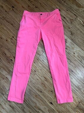 GAP Neon Pink Ankle Jeans